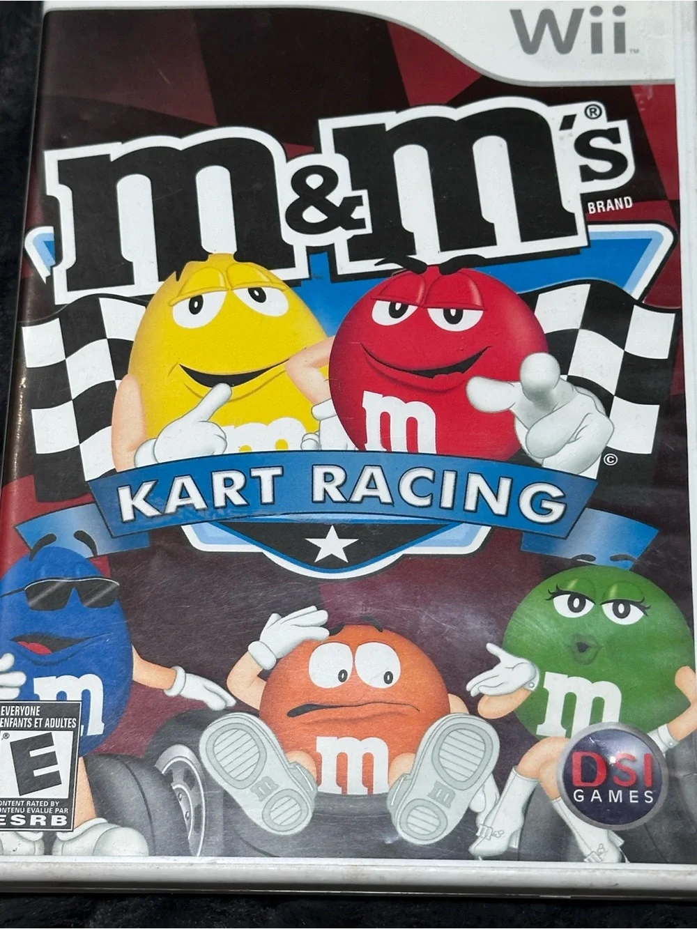 Nintendo Wii M&M's Kart Racing video game